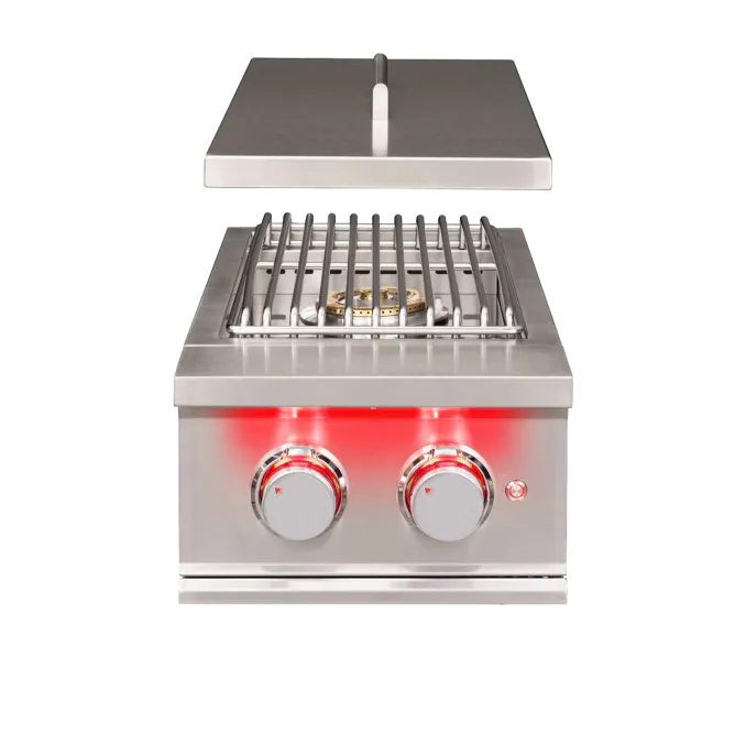 True Flame Double Side Burner Liquid Propane