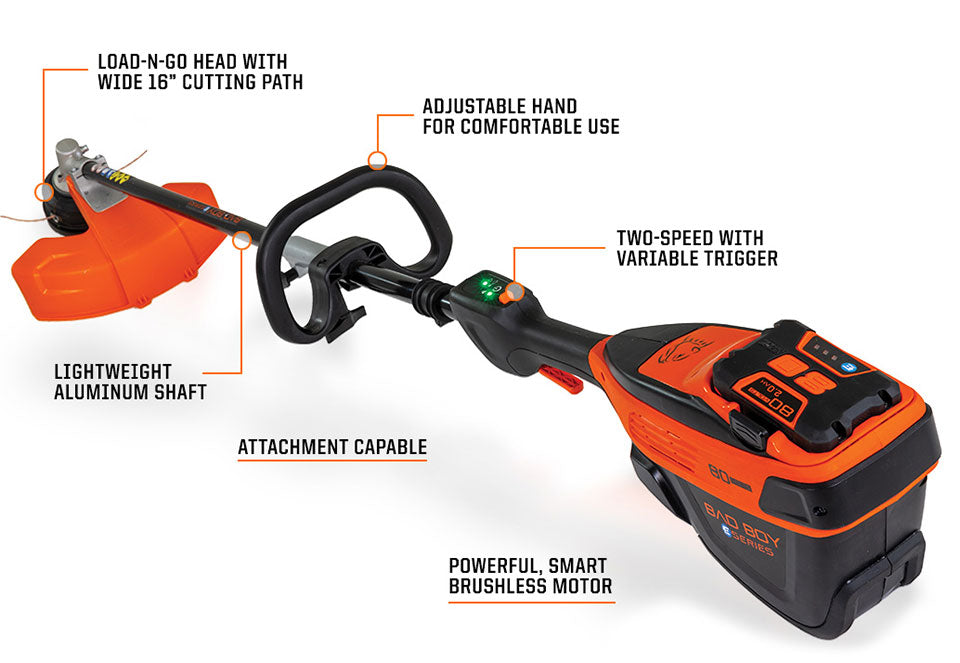 80V String Trimmer with 2AH Battery & Charger