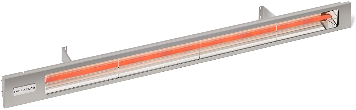 Infratech SL Series Slimline Single Element Anodized Aluminum 63.5" 4000W Matte Black Outdoor Heater - Poolstoreconnect