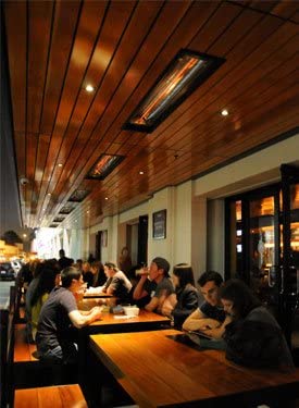 Infratech W3024SS Single Element - 3000 Watt Electric Patio Heater, Choose Finish: Stainless Steel - Poolstoreconnect