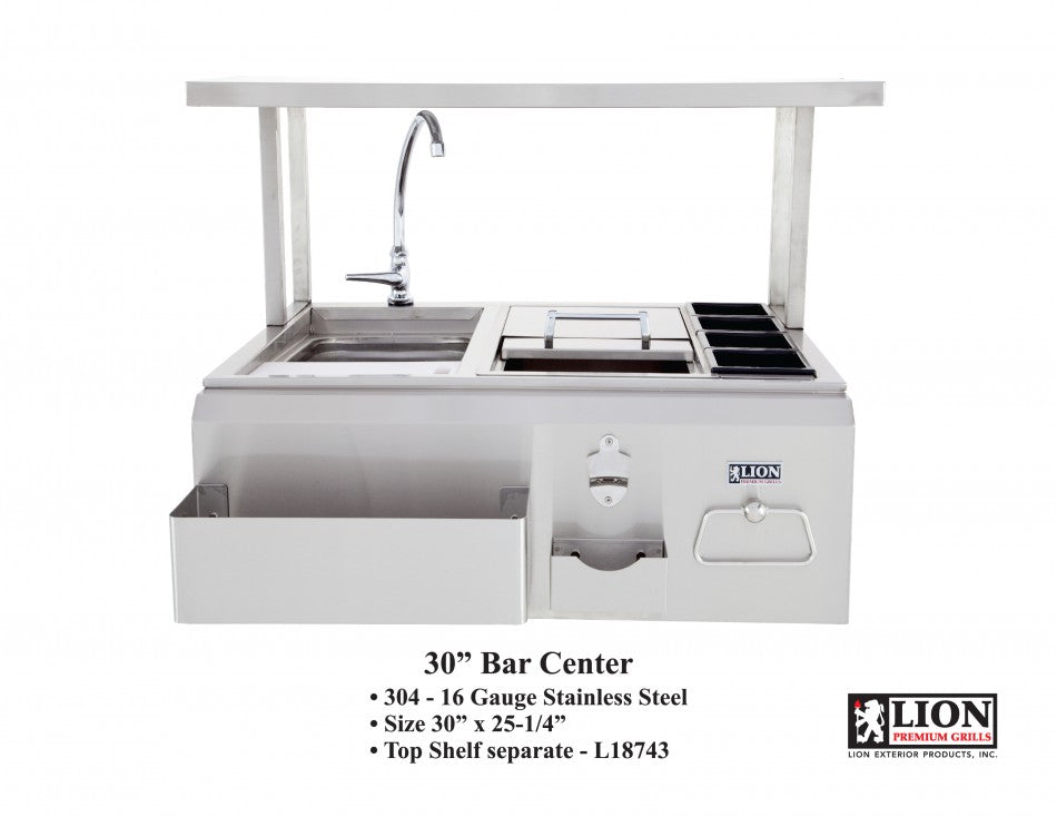 Lion Premium Grills 30″ Bar Center (19836-Bar Center) - Poolstoreconnect