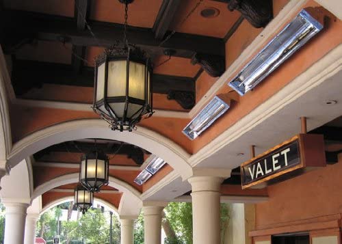 Infratech W3024SS Single Element - 3000 Watt Electric Patio Heater, Choose Finish: Stainless Steel - Poolstoreconnect