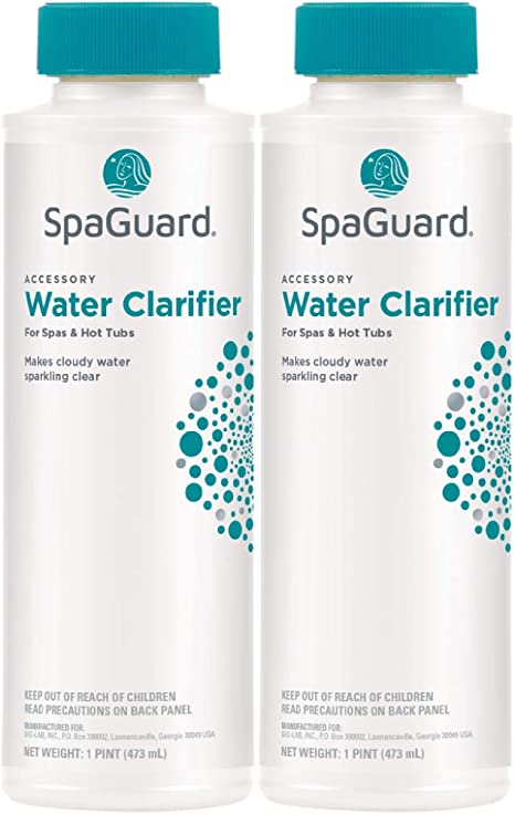 SpaGuard Spa Water Clarifier 1 Pint (2 PACK) - Poolstoreconnect