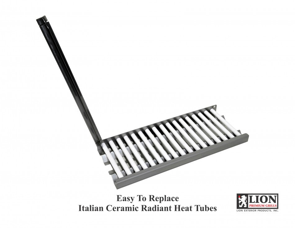 Lion Premium Ceramic Heat Tubes with Vented Flame Tamer Tray (L89746) - Poolstoreconnect