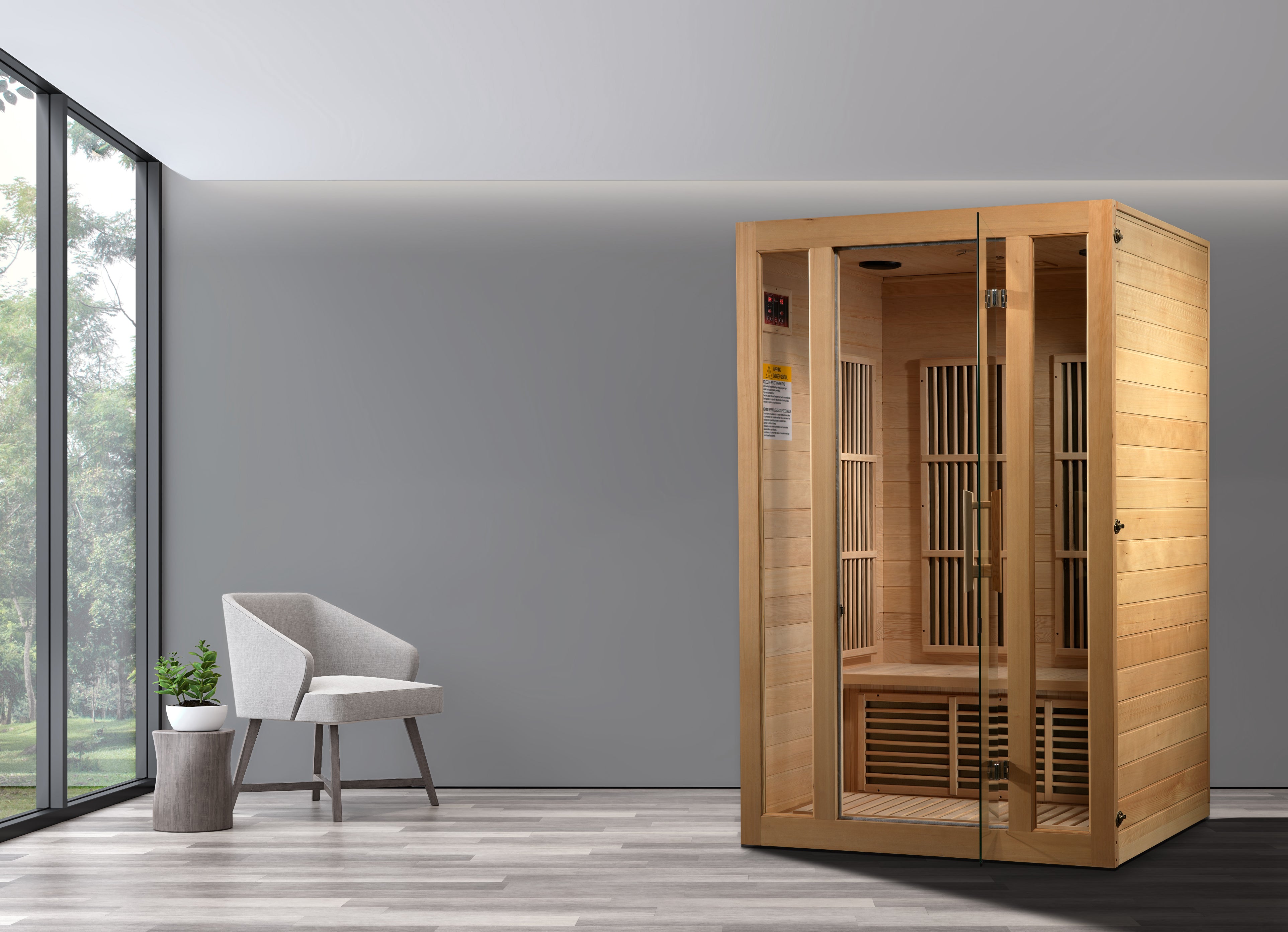 Dynamic Maxxus Hemlock Low EMF FAR IR Saunas MX-J206-01 Seattle - Poolstoreconnect