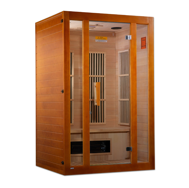Dynamic Maxxus Hemlock Low EMF FAR IR Saunas MX-J206-02S - Poolstoreconnect