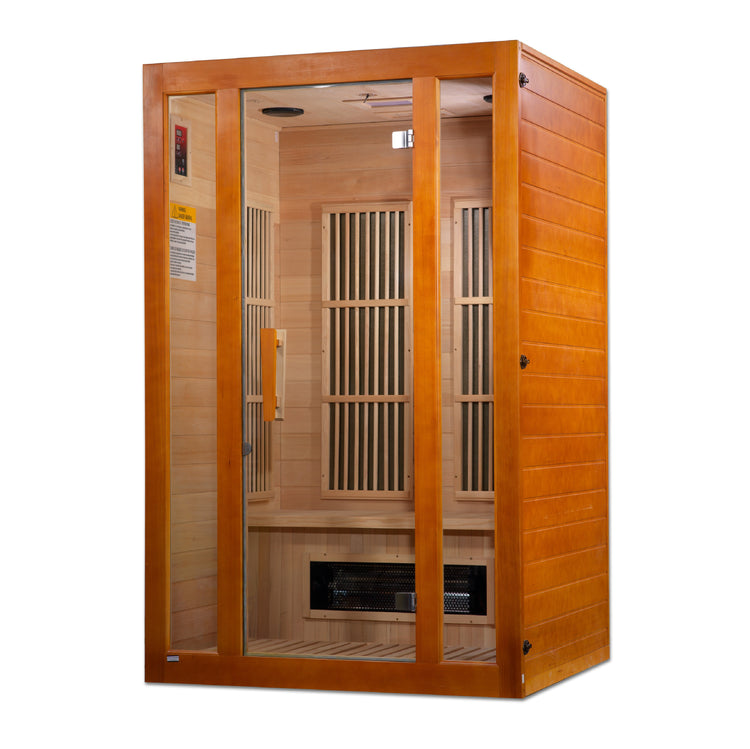 Dynamic Maxxus Hemlock Low EMF FAR IR Saunas MX-J206-02S - Poolstoreconnect