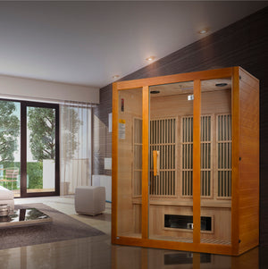 Dynamic Maxxus Hemlock Low EMF FAR IR Saunas MX-J306-02S - Poolstoreconnect