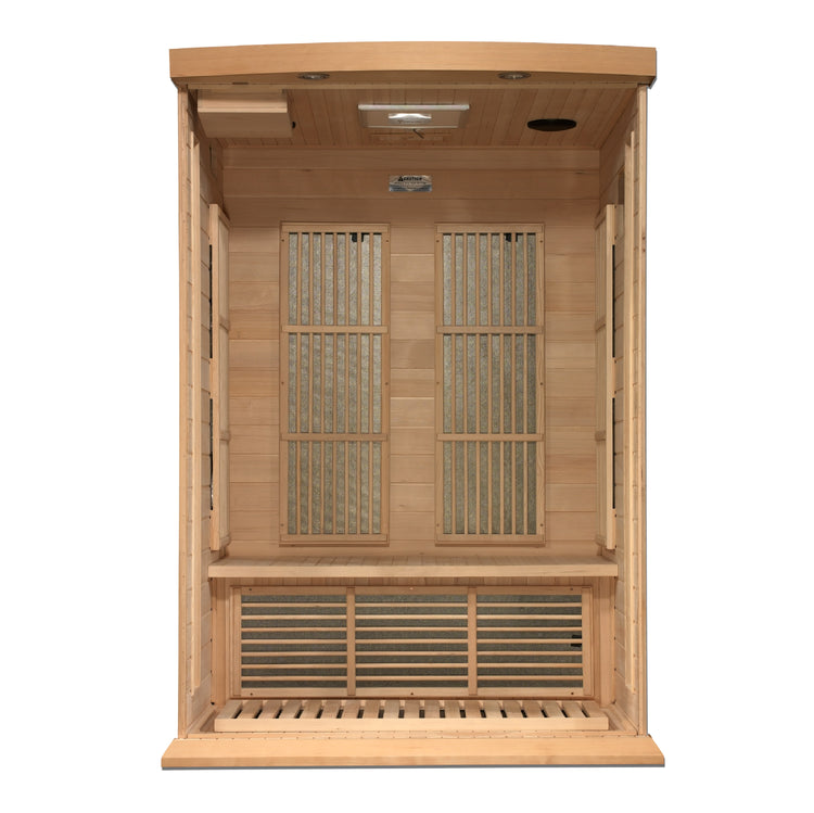 Dynamic Maxxus Hemlock Near Zero EMF FAR IR Saunas MX-K206-01-ZF - Poolstoreconnect