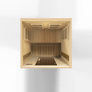 Dynamic Maxxus Hemlock Low EMF FAR IR Saunas MX-K206-01 Hemlock - Poolstoreconnect