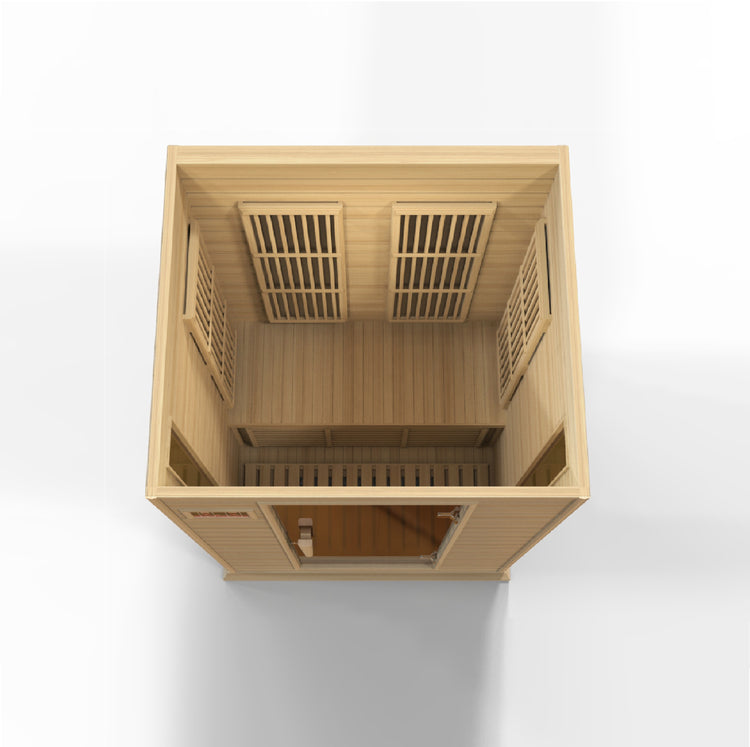 Dynamic Maxxus Hemlock Low EMF FAR IR Saunas MX-K206-01 Hemlock - Poolstoreconnect