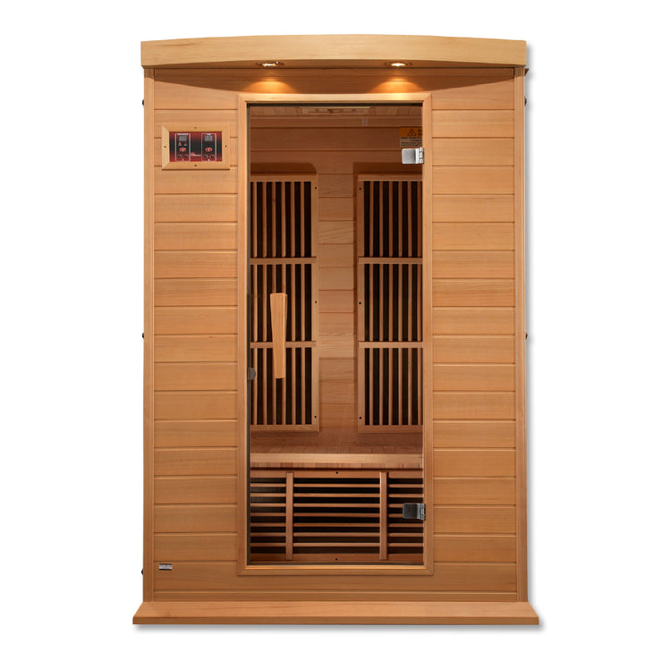 Dynamic Maxxus Hemlock Low EMF FAR IR Saunas MX-K206-01 Hemlock - Poolstoreconnect