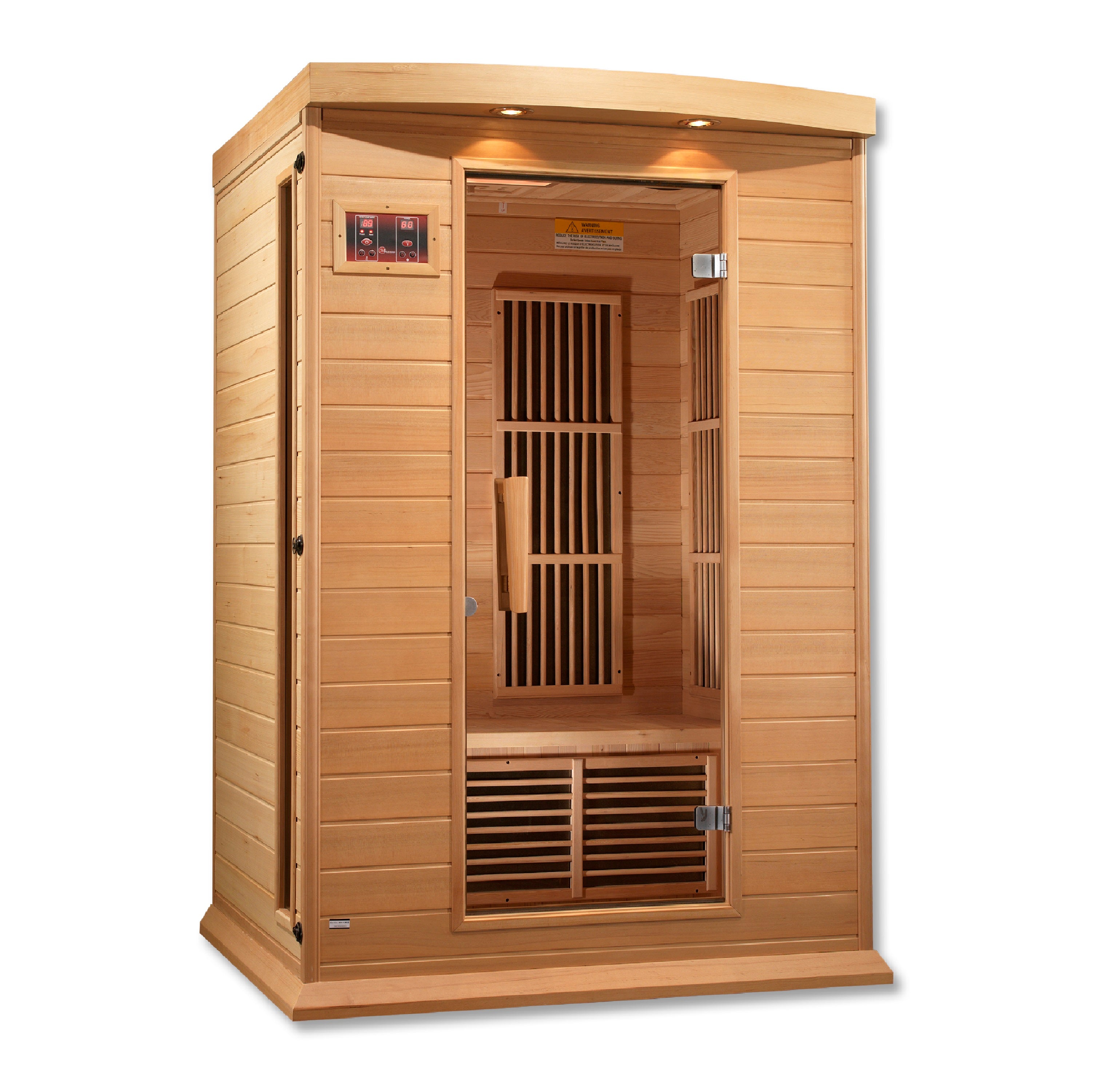 Dynamic Maxxus Hemlock Low EMF FAR IR Saunas MX-K206-01 Hemlock - Poolstoreconnect