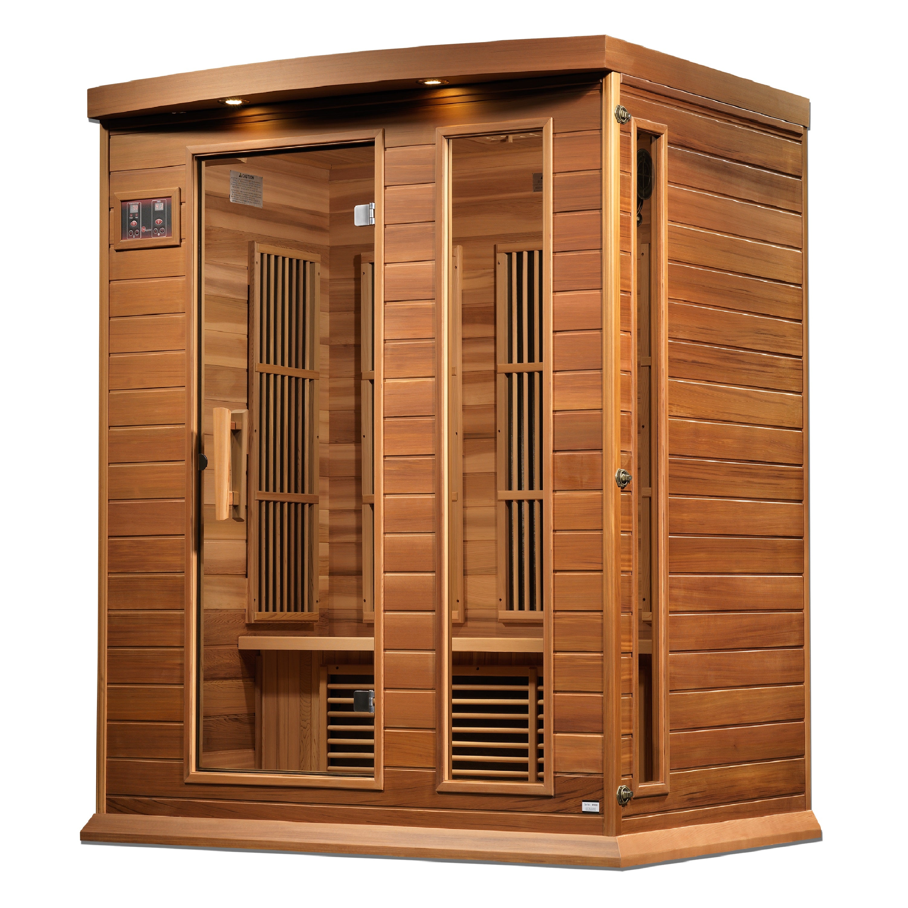 Dynamic Maxxus Red Cedar Near Zero EMF FAR IR Saunas MX-K306-01-ZF CED - Poolstoreconnect