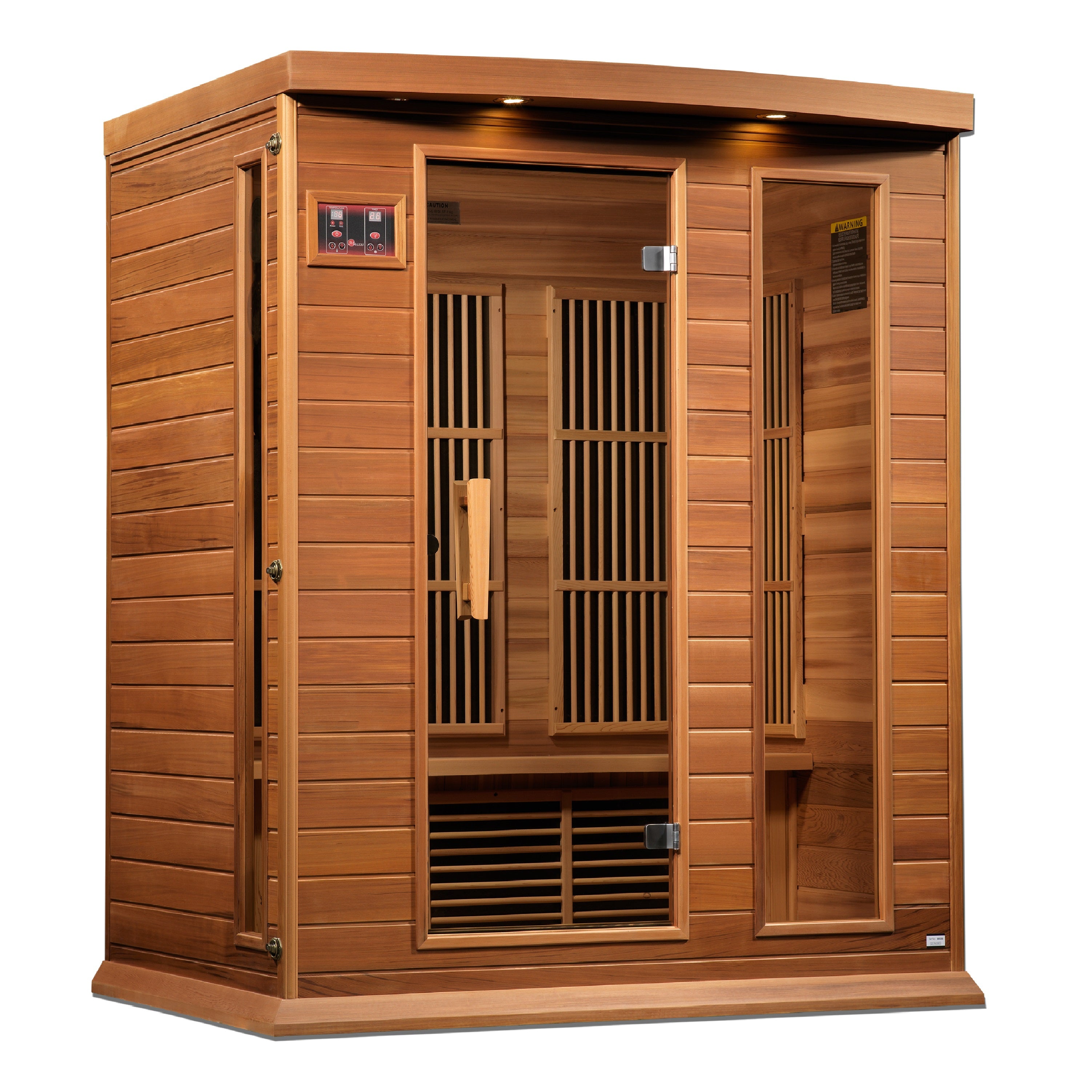 Dynamic Maxxus Red Cedar Near Zero EMF FAR IR Saunas MX-K306-01-ZF CED - Poolstoreconnect