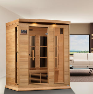 Dynamic Maxxus Hemlock Near Zero EMF FAR IR Saunas MX-K306-01-ZF - Poolstoreconnect