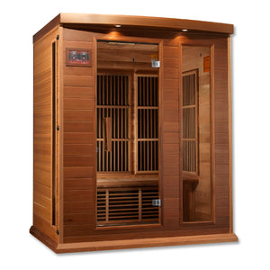 Dynamic Maxxus Red Cedar Low EMF FAR IR Saunas MX-K306-01 CED - Poolstoreconnect