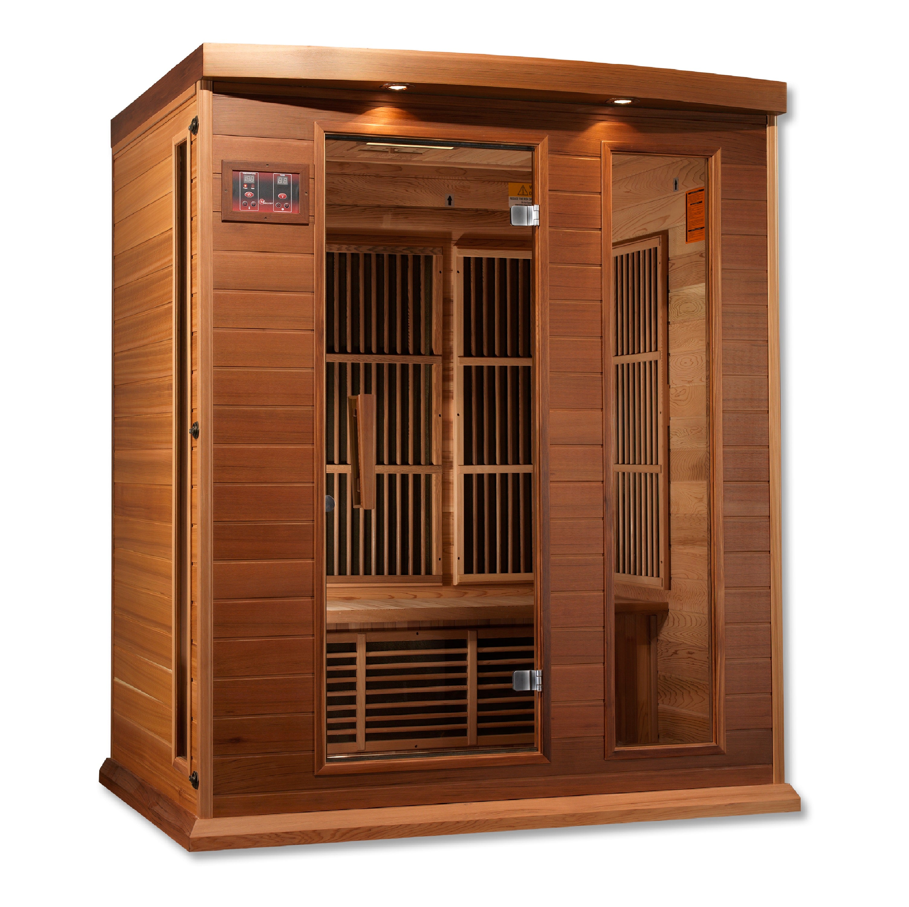 Dynamic Maxxus Red Cedar Low EMF FAR IR Saunas MX-K306-01 CED - Poolstoreconnect