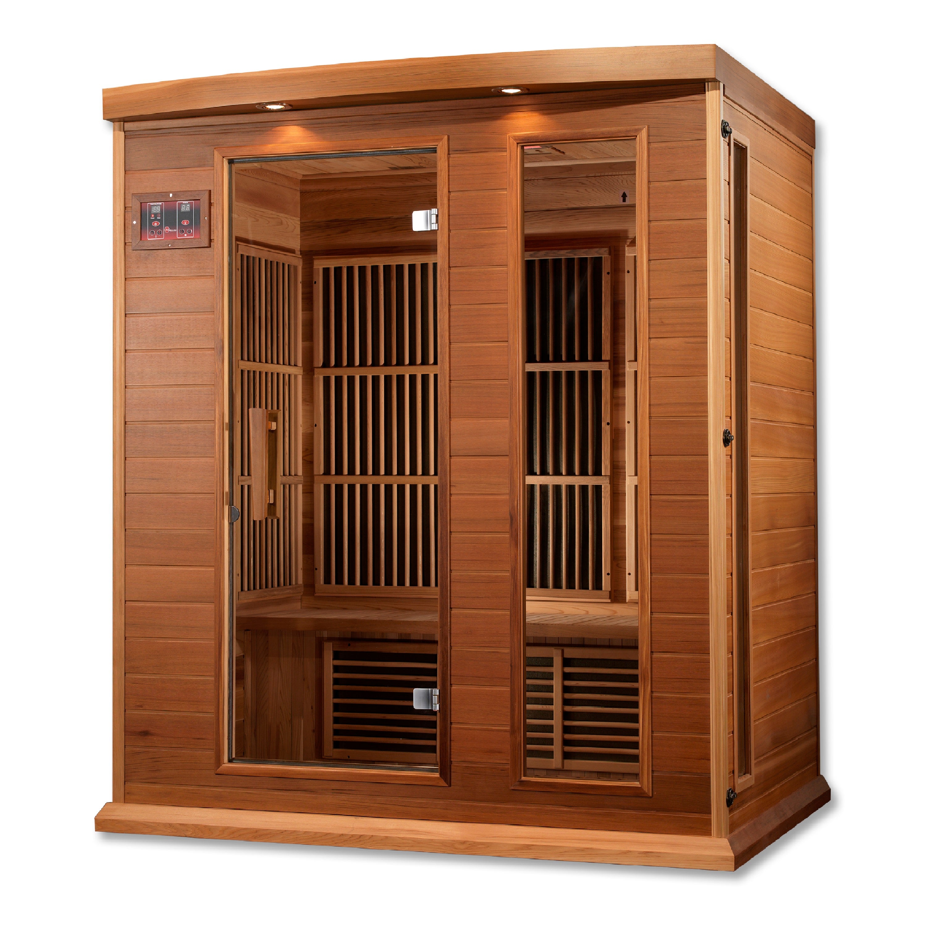 Dynamic Maxxus Red Cedar Low EMF FAR IR Saunas MX-K306-01 CED - Poolstoreconnect
