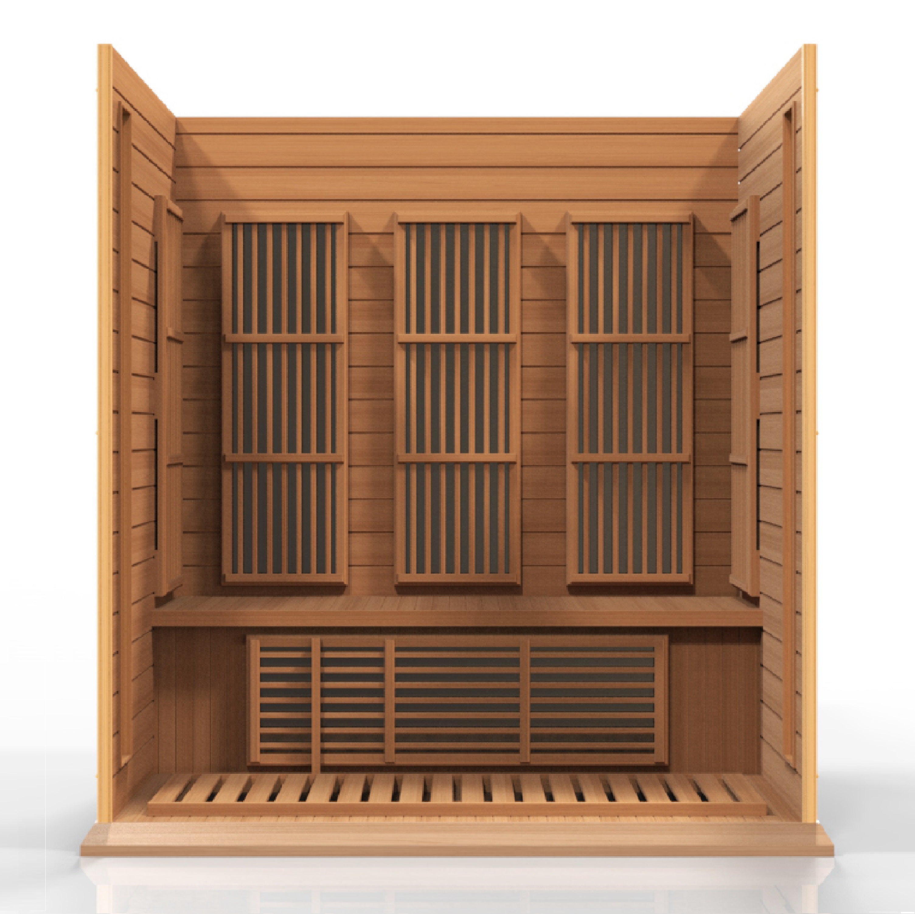 Dynamic Maxxus Red Cedar Low EMF FAR IR Saunas MX-K306-01 CED - Poolstoreconnect