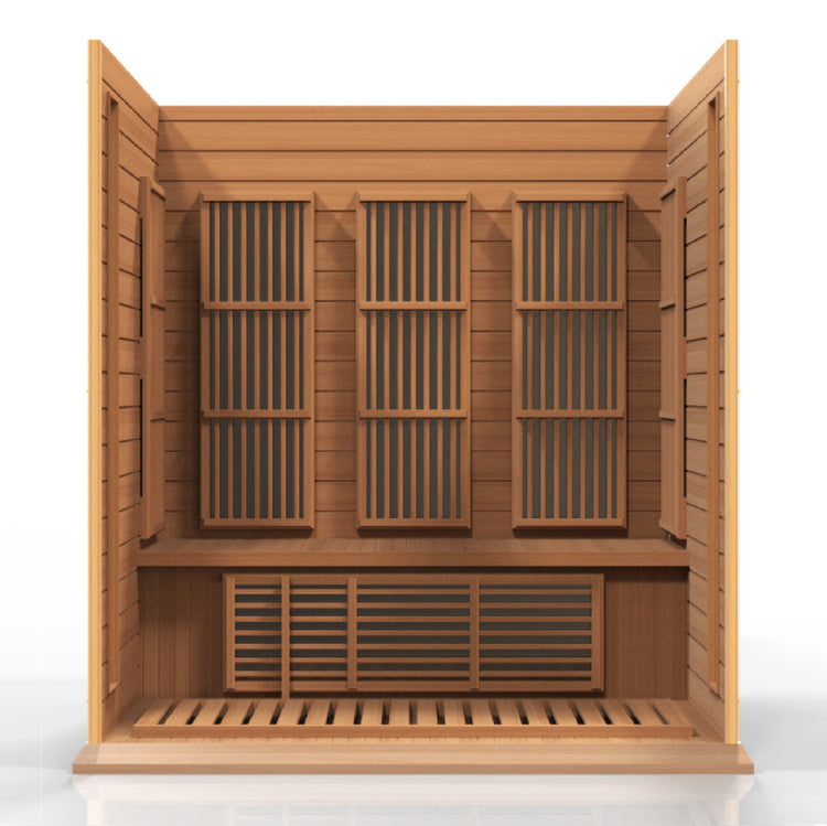 Dynamic Maxxus Red Cedar Low EMF FAR IR Saunas MX-K306-01 CED - Poolstoreconnect