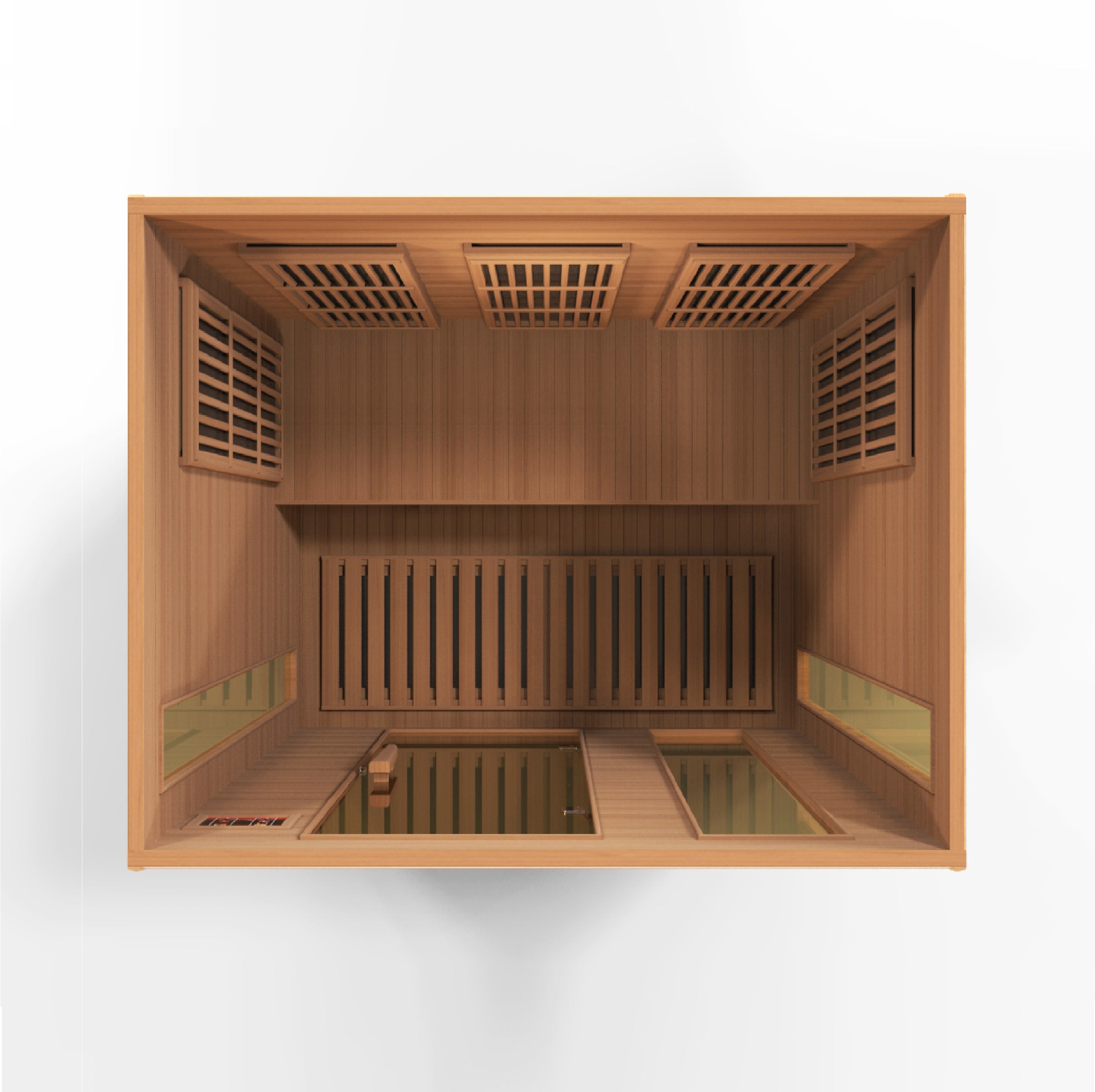 Dynamic Maxxus Red Cedar Low EMF FAR IR Saunas MX-K306-01 CED - Poolstoreconnect
