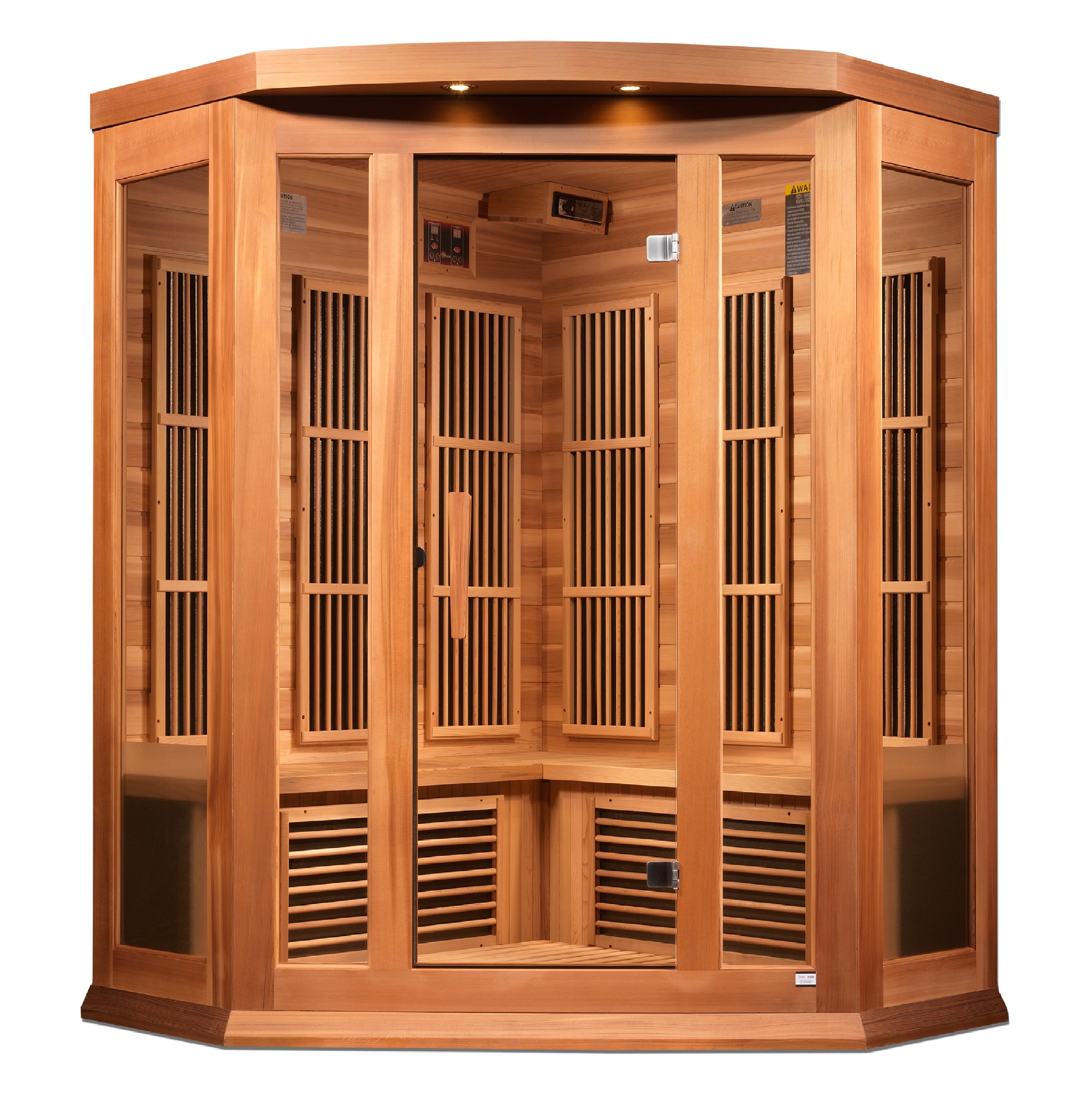 Dynamic Maxxus Red Cedar Near Zero EMF FAR IR Saunas MX-K356-01-ZF CED - Poolstoreconnect