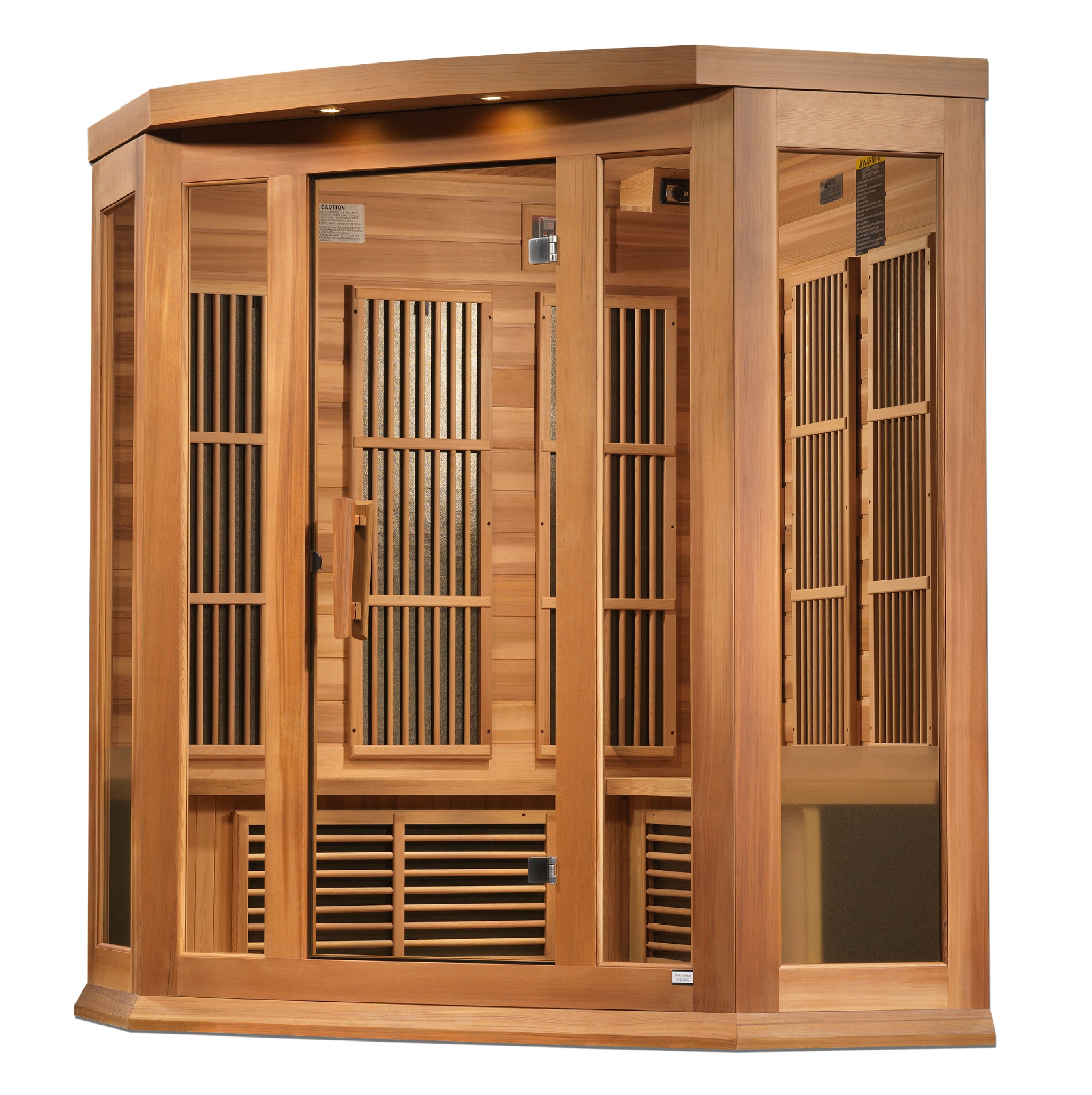 Dynamic Maxxus Red Cedar Near Zero EMF FAR IR Saunas MX-K356-01-ZF CED - Poolstoreconnect