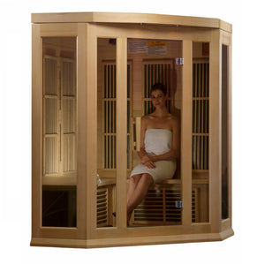 Dynamic Maxxus Hemlock Low EMF FAR IR Saunas MX-K356-01 Hemlock - Poolstoreconnect
