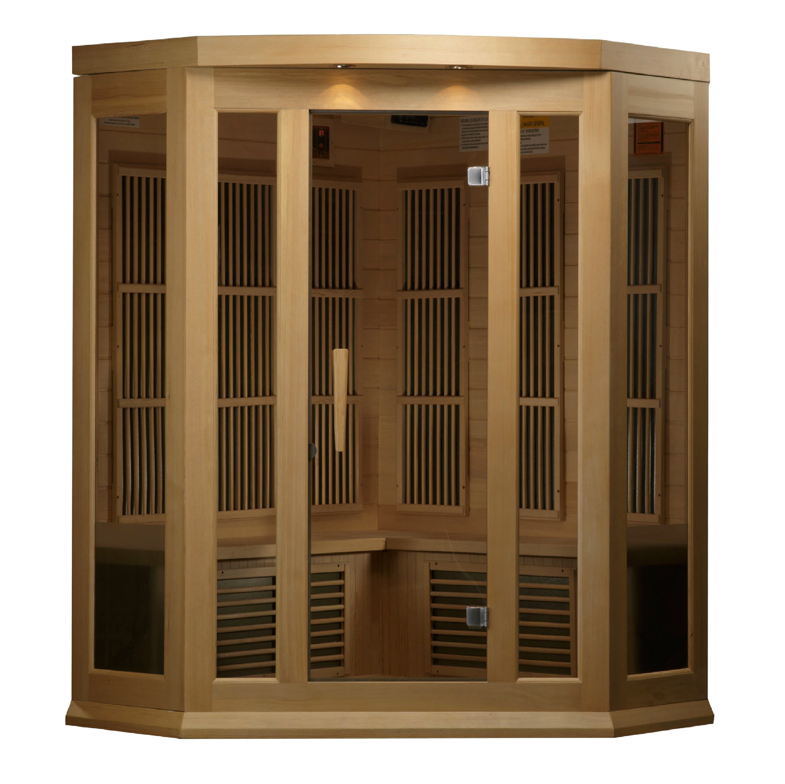 Dynamic Maxxus Hemlock Low EMF FAR IR Saunas MX-K356-01 Hemlock - Poolstoreconnect