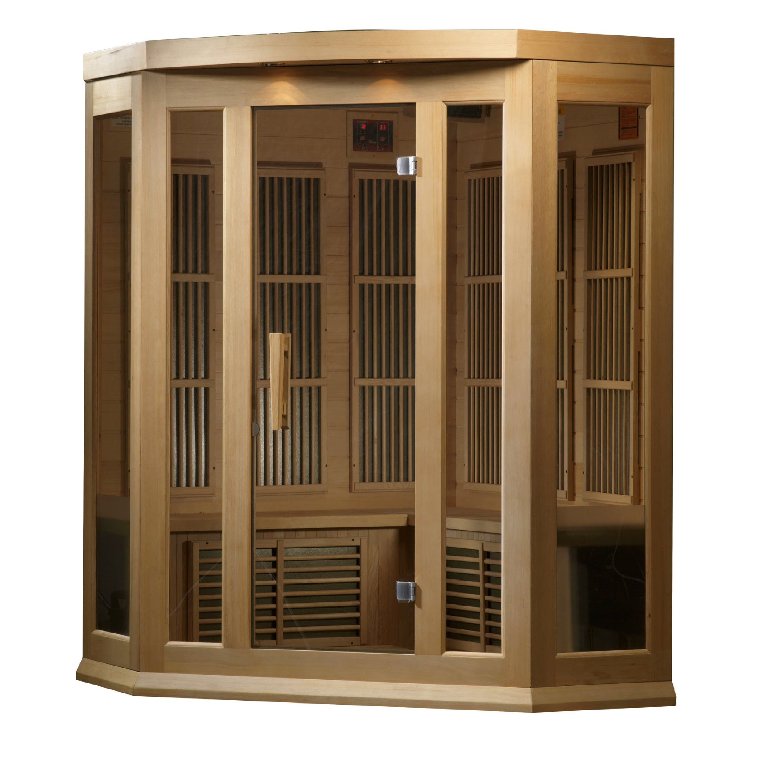 Dynamic Maxxus Hemlock Low EMF FAR IR Saunas MX-K356-01 Hemlock - Poolstoreconnect