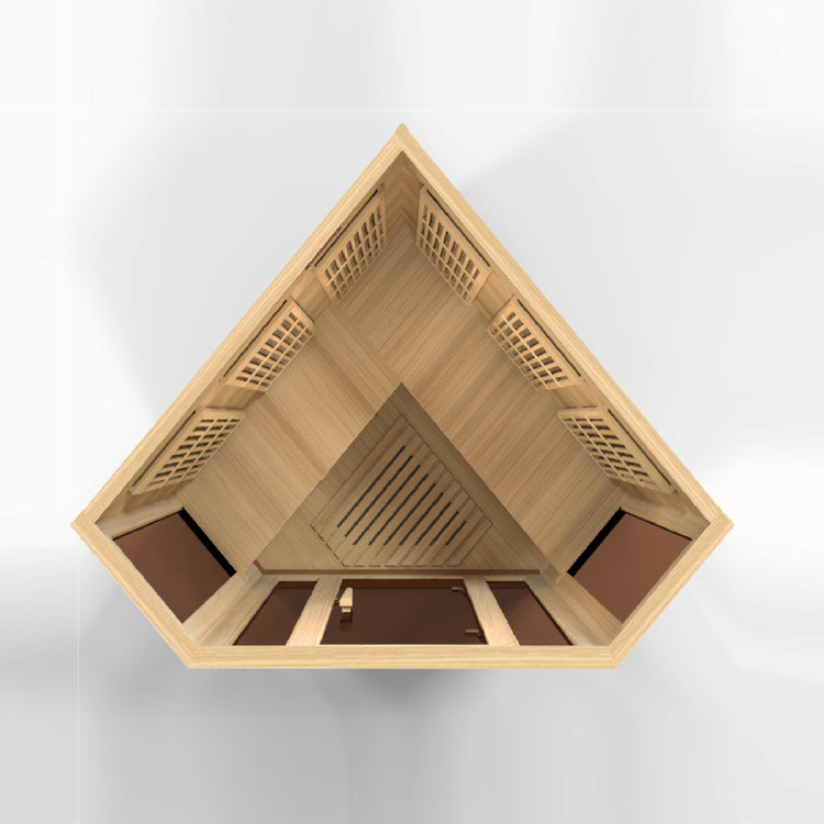 Dynamic Maxxus Hemlock Low EMF FAR IR Saunas MX-K356-01 Hemlock - Poolstoreconnect