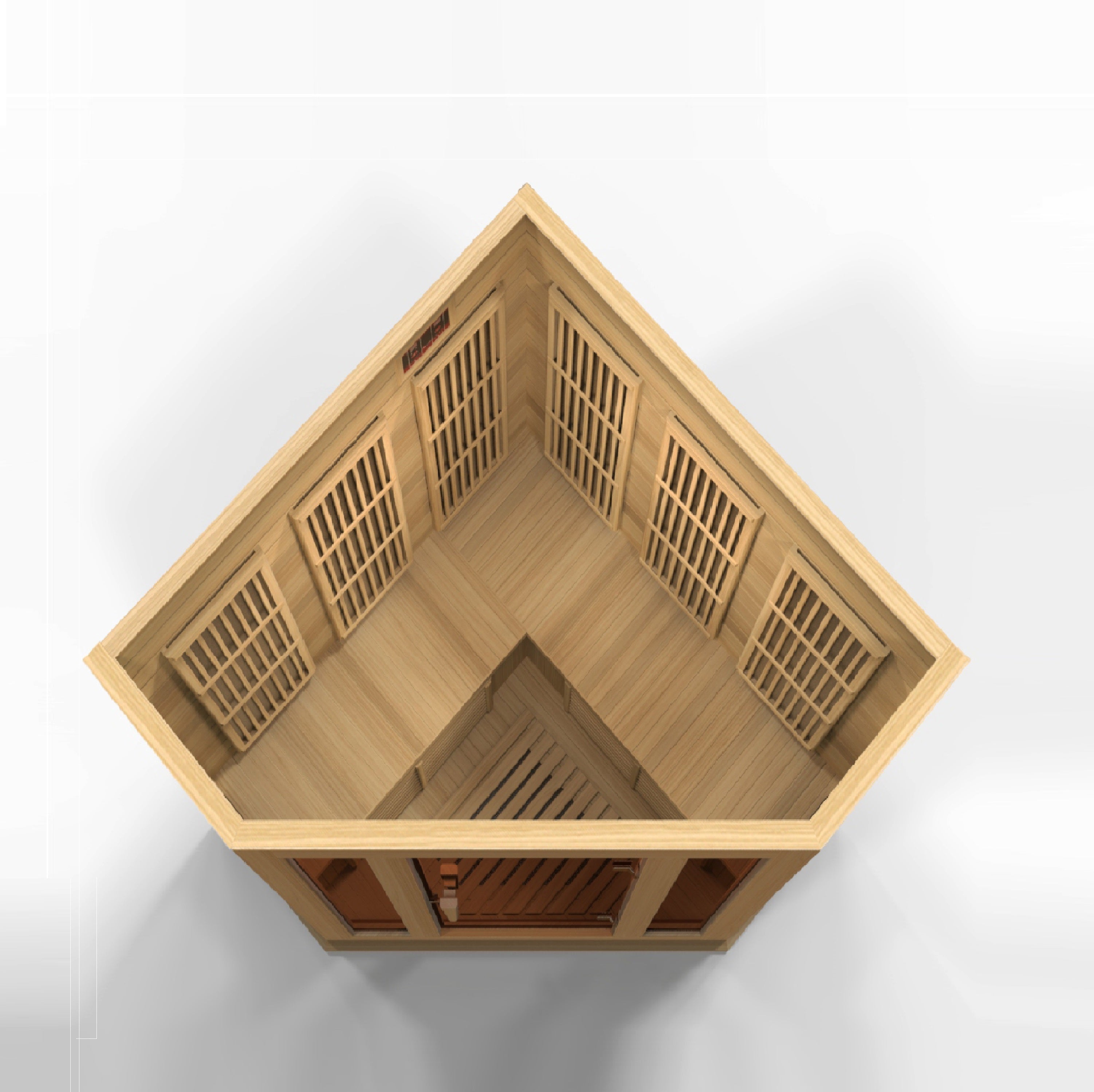 Dynamic Maxxus Hemlock Low EMF FAR IR Saunas MX-K356-01 Hemlock - Poolstoreconnect