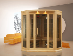 Dynamic Maxxus Hemlock Low EMF FAR IR Saunas MX-K356-01 Hemlock - Poolstoreconnect