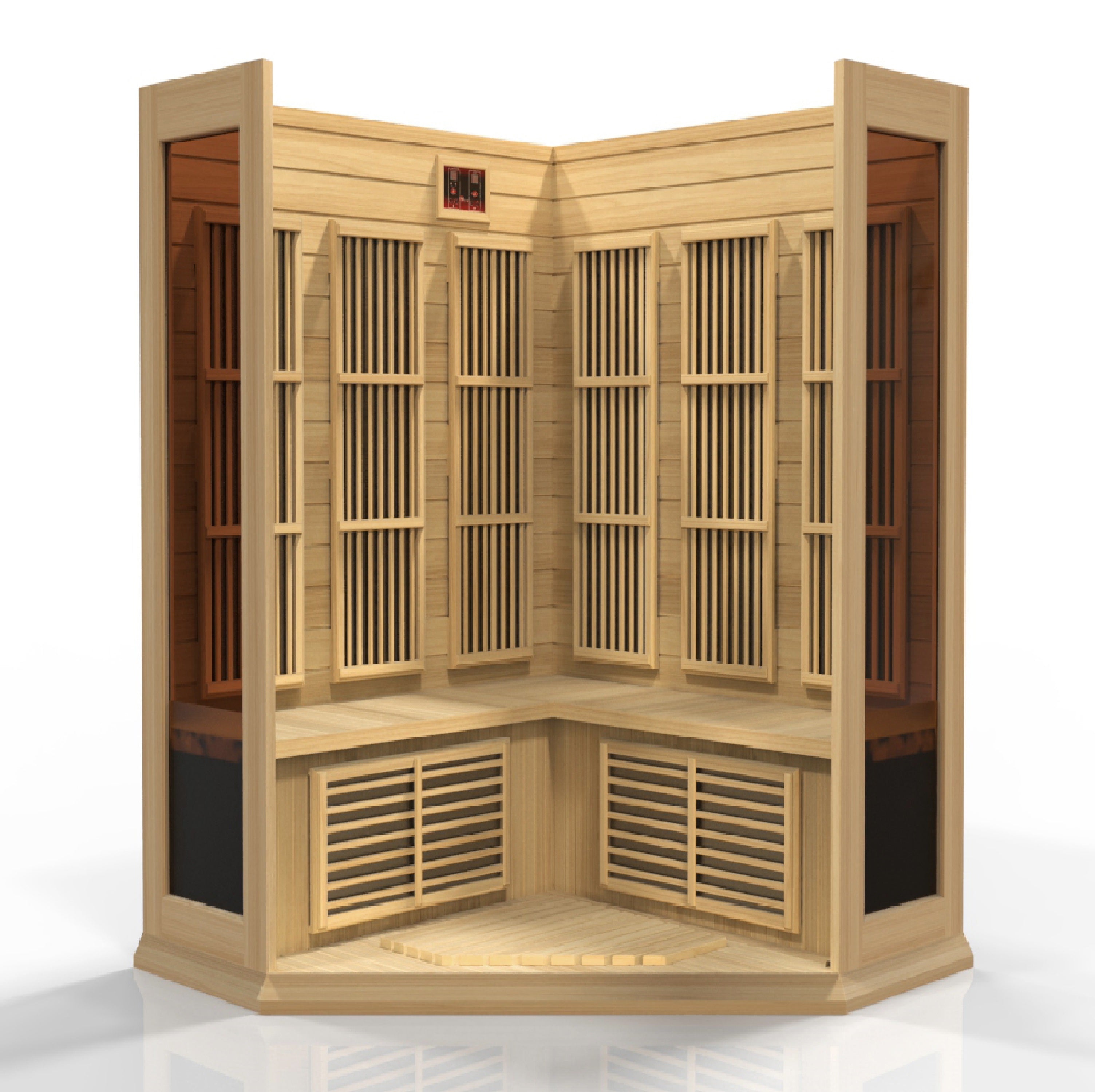 Dynamic Maxxus Hemlock Low EMF FAR IR Saunas MX-K356-01 Hemlock - Poolstoreconnect