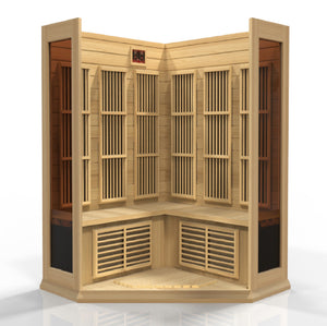 Dynamic Maxxus Hemlock Low EMF FAR IR Saunas MX-K356-01 Hemlock - Poolstoreconnect
