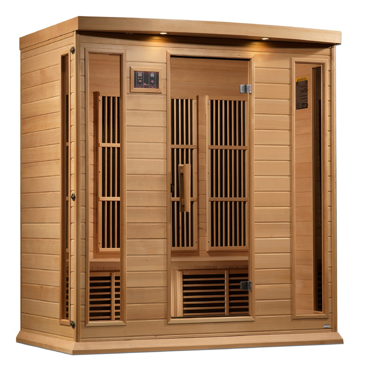 Dynamic Maxxus Hemlock Near Zero EMF FAR IR Saunas MX-K406-01-ZF - Poolstoreconnect