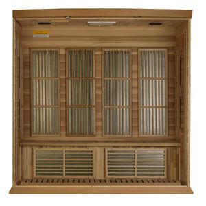 Dynamic Maxxus Red Cedar Low EMF FAR IR Saunas MX-K406-01 CED - Poolstoreconnect