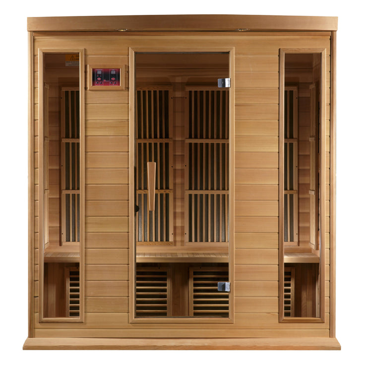 Dynamic Maxxus Red Cedar Low EMF FAR IR Saunas MX-K406-01 CED - Poolstoreconnect