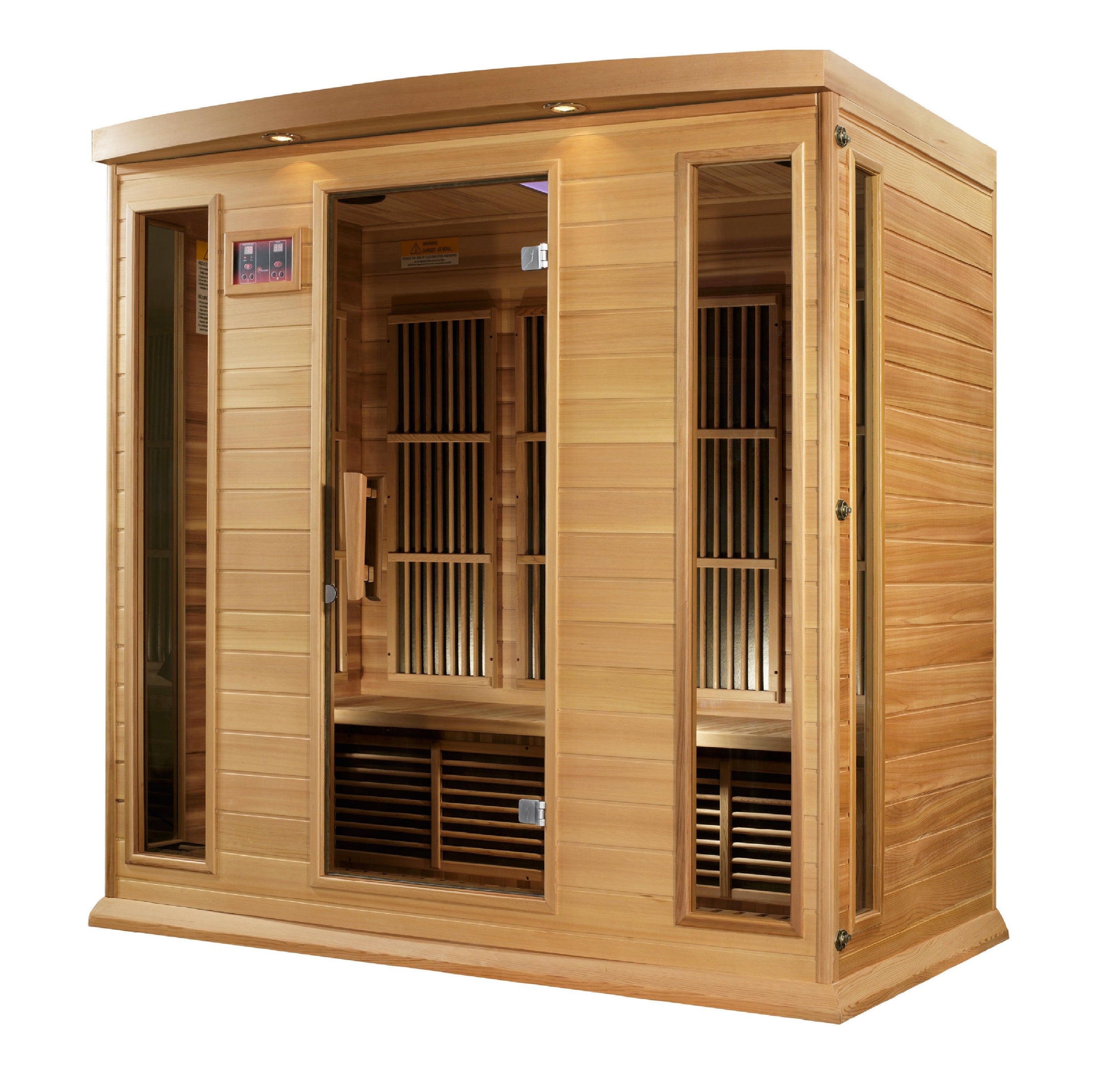 Dynamic Maxxus Red Cedar Low EMF FAR IR Saunas MX-K406-01 CED - Poolstoreconnect