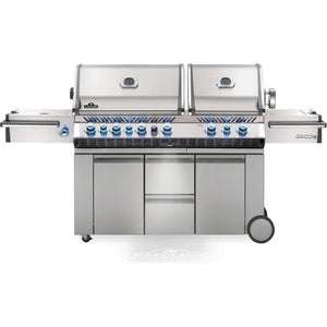 Napoleon Prestige Pro™ 825 Grill w/ Power Side Burner, Infrared Rear/Bottom Burners Stainless Steel - Poolstoreconnect