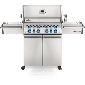 Napoleon Prestige Pro™ 500 Grill w/ Infrared Rear & Side Bruners Stainless Steel - Poolstoreconnect