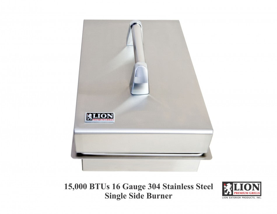 Lion Premium Grills Single Side Burner Natural Gas (L5631) - Poolstoreconnect