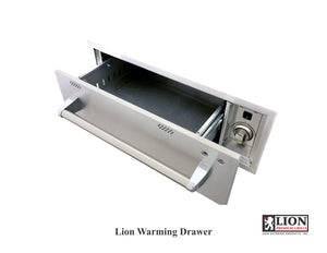 Lion Premium Grills Warming Drawer (WD256103) - Poolstoreconnect
